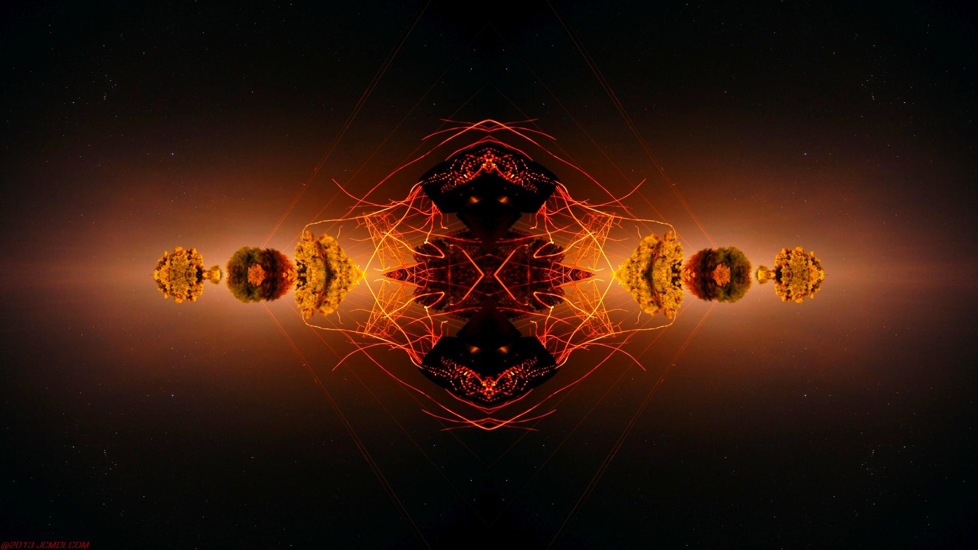 Chimney Sparks Abstract Artwork Timelapse Still Images